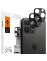 Tvrdé sklo na zařízení Spigen Optik.tr Camera Protector Apple iPhone 14 Pro/14 Pro Max Černé [2 PACK]