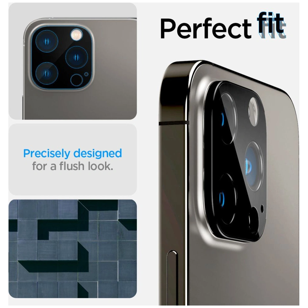 Hurtownia GSM - Szkło hartowane na aparat Spigen Optik.tr Camera Protector Apple iPhone 14 Pro/14 Pro Max Black [2 PACK] - SPN2564 - {ean13} - Hurt