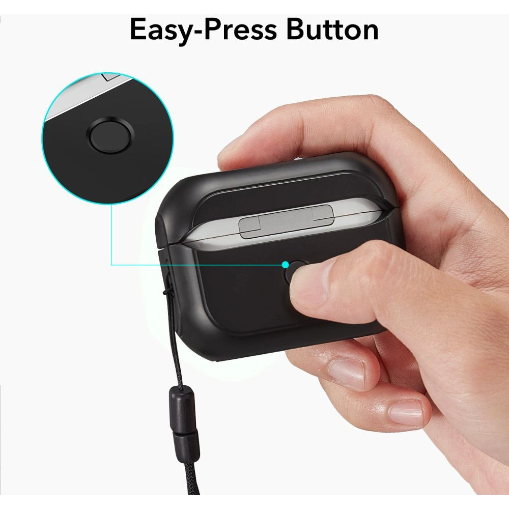 Hurtownia GSM - Etui ESR Orbit Halolock MagSafe Apple AirPods Pro 2/1 Black - ESR620 - {ean13} - Hurt