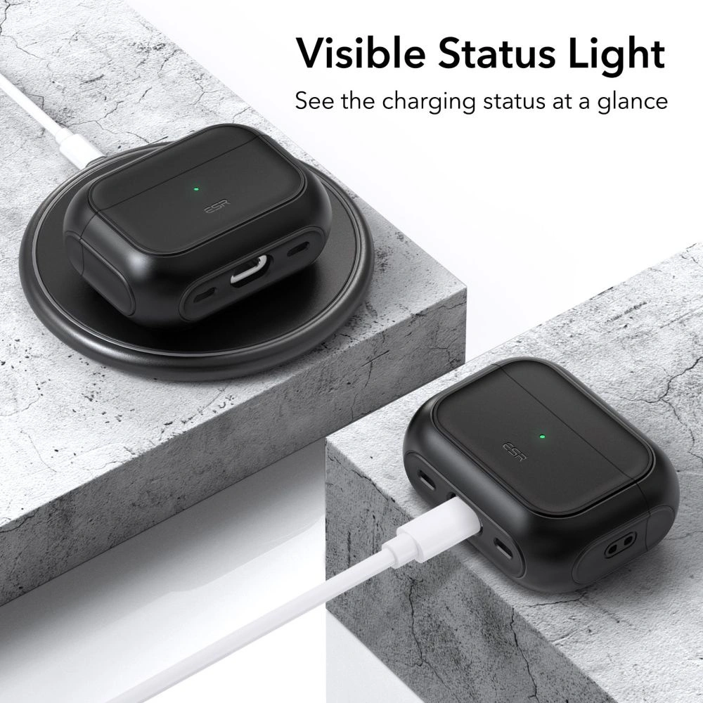 Hurtownia GSM - Etui ESR Orbit Halolock MagSafe Apple AirPods Pro 2/1 Black - ESR620 - {ean13} - Hurt