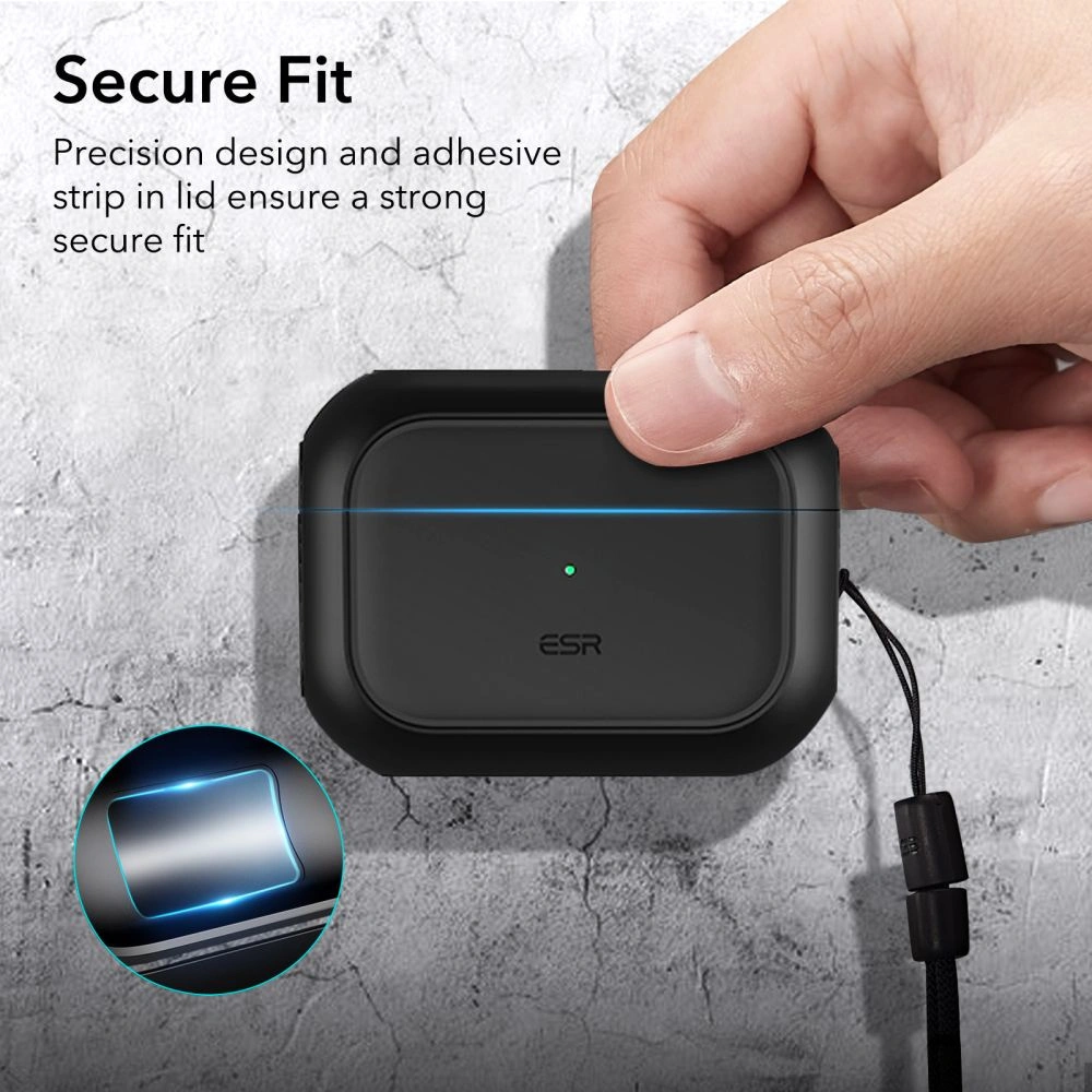 Hurtownia GSM - Etui ESR Orbit Halolock MagSafe Apple AirPods Pro 2/1 Black - ESR620 - {ean13} - Hurt