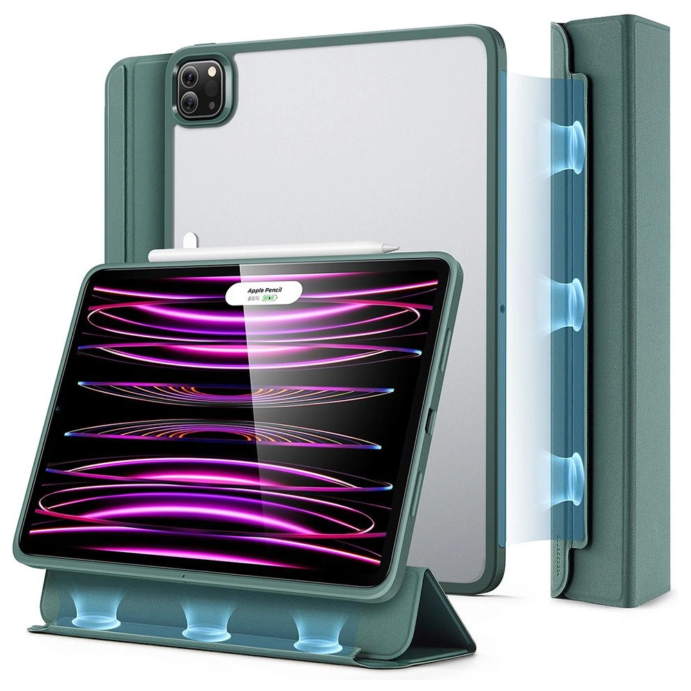 Hurtownia GSM - Tok ESR Ascend Hybrid Apple iPad Pro 12.9 2021/2022 (5. és 6. generáció) Erdei zöld - ESR622 - {ean13} - Hurt