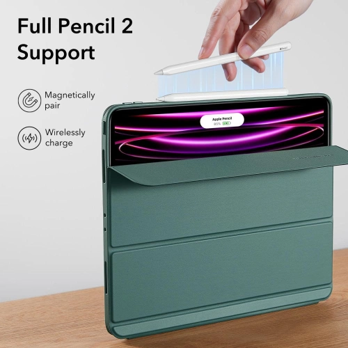 Etui ESR Ascend Hybrid Apple iPad Pro 12.9 2021/2022 (5. i 6. generacji) Forest Green