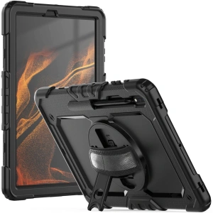 Hurtownia GSM - Etui Tech-Protect Solid360 Samsung Galaxy Tab S8+ Plus/S7+ Plus/S7 FE 12.4 Fekete - THP1474 - {ean13} - Hurt