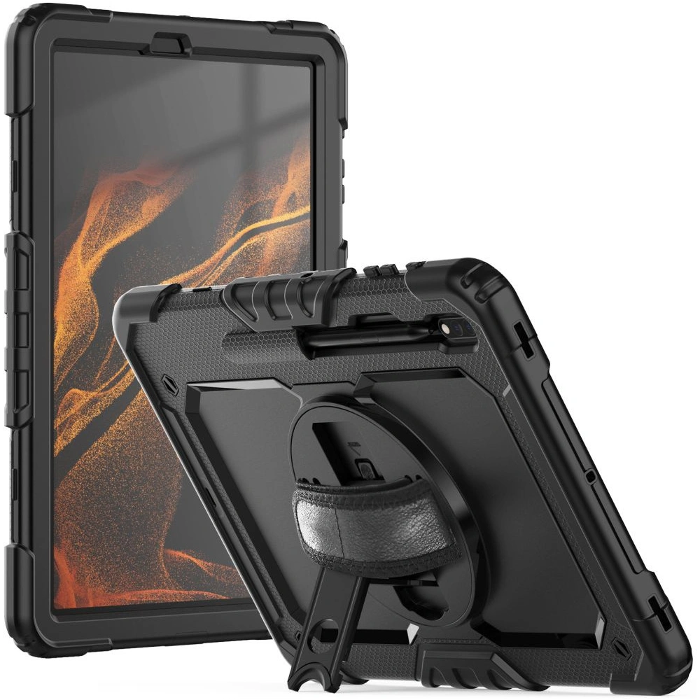 Hurtownia GSM - Case Tech-Protect Solid360 Samsung Galaxy Tab S8+ Plus/S7+ Plus/S7 FE 12.4 Schwarz - THP1474 - {ean13} - Hurt