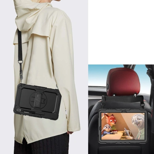 Etui Tech-Protect Solid360 Samsung Galaxy Tab S8+ Plus/S7+ Plus/S7 FE 12.4 Black