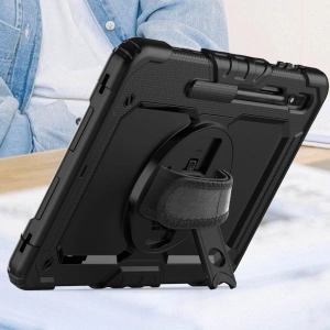 Hurtownia GSM - Etui Tech-Protect Solid360 Samsung Galaxy Tab S8+ Plus/S7+ Plus/S7 FE 12.4 Negru - THP1474 - {ean13} - Hurt
