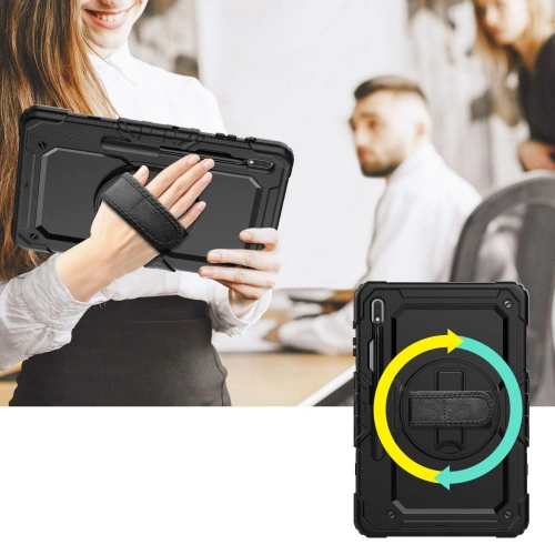 Etui Tech-Protect Solid360 Samsung Galaxy Tab S8+ Plus/S7+ Plus/S7 FE 12.4 Black
