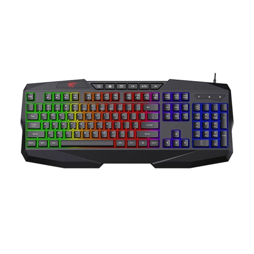 Mechaniczna klawiatura gamingowa Havit KB878L RGB (czarna)