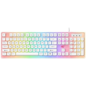 Hurtownia GSM - Mechanikus játékbillentyűzet Havit KB876L RGB (fehér) - HVT199 - {ean13} - Hurt