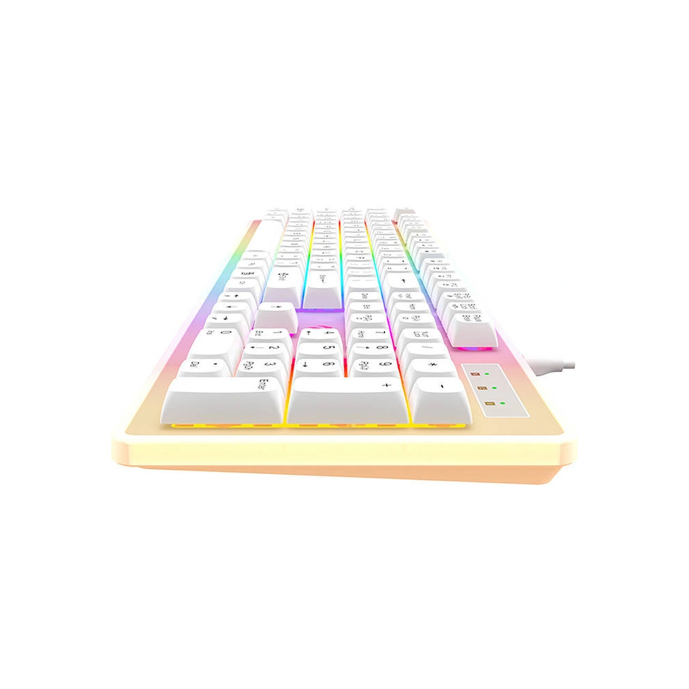 Hurtownia GSM - Mechanická herní klávesnice Havit KB876L RGB (bílá) - HVT199 - {ean13} - Hurt