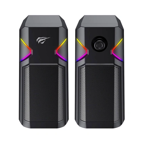 Głośniki komputerowe Havit SK205 2.0 RGB (czarne)