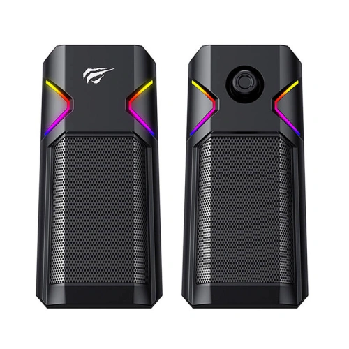 Głośniki komputerowe Havit SK205 2.0 RGB (czarne)
