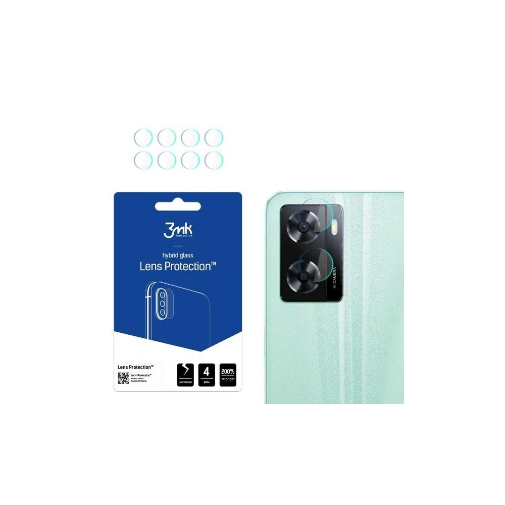 Hurtownia GSM - Szkło hybrydowe na obiektyw aparatu 3MK Lens Protect Oppo A57/A57e/A57s [4 PACK] - 3MK4171 - {ean13} - Hurt