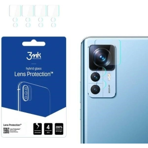 Hurtownia GSM - Szkło hybrydowe na obiektyw aparatu 3MK Lens Protect Xiaomi 12T/12T Pro [4 PACK] - 3MK4172 - {ean13} - Hurt