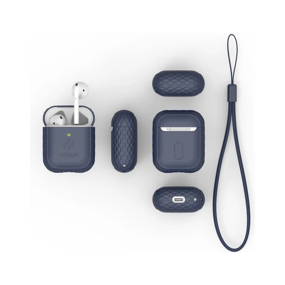 Hurtownia GSM - Etui Catalyst Lanyard Apple AirPods 2/1 tengerészkék - CAT122 - {ean13} - Hurt