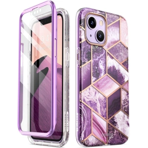 Wholesale Supcase Cosmo Apple iPhone 14 Plus / 15 Plus Marble Purple - SPC313 - {ean13} - Hurt