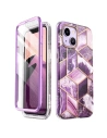 Etui Supcase Cosmo Apple iPhone 14 Plus / 15 Plus Mramorová fialová
