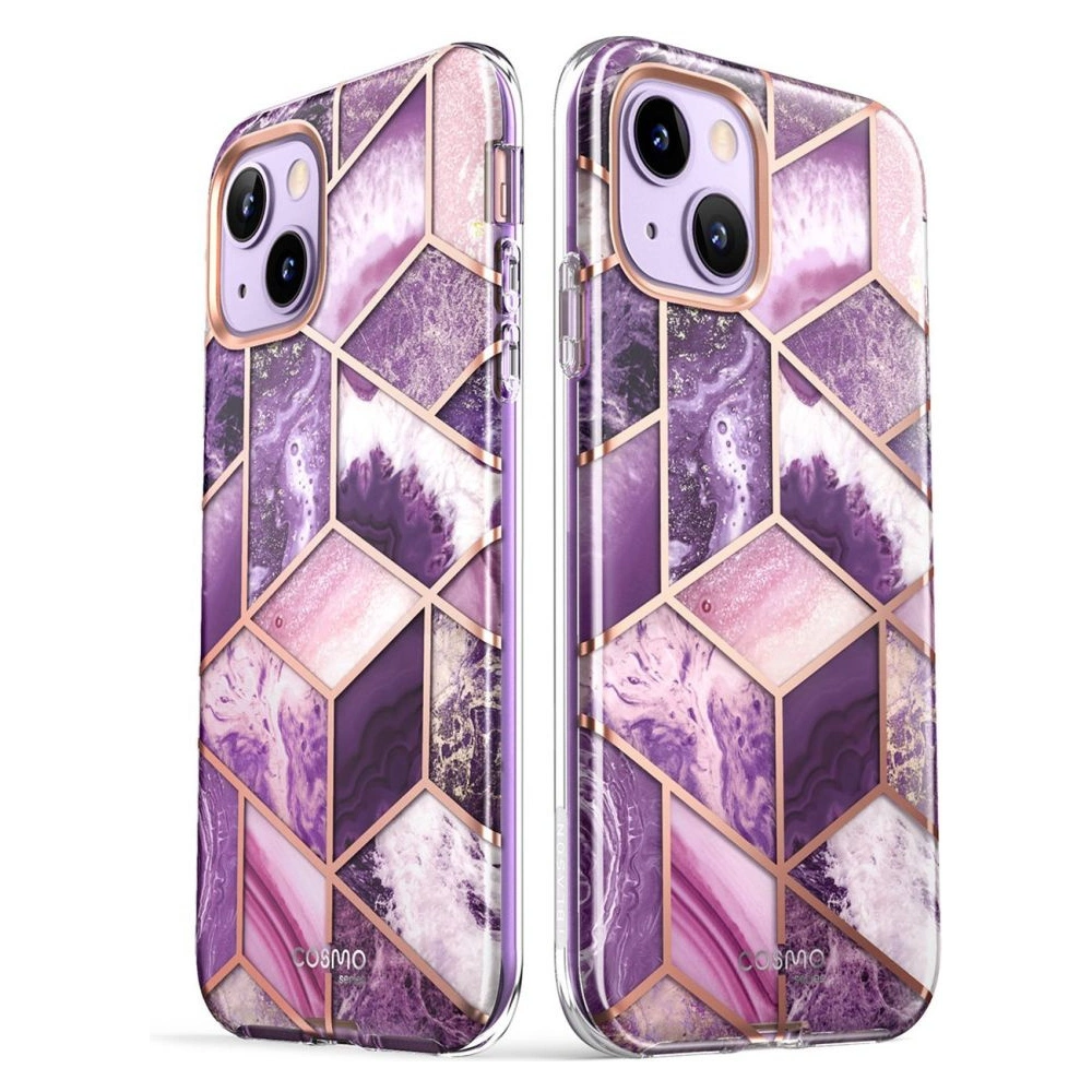Wholesale Supcase Cosmo Apple iPhone 14 Plus / 15 Plus Marble Purple - SPC313 - {ean13} - Hurt