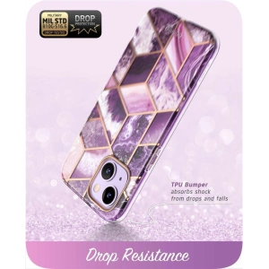 Wholesale Supcase Cosmo Apple iPhone 14 Plus / 15 Plus Marble Purple - SPC313 - {ean13} - Hurt