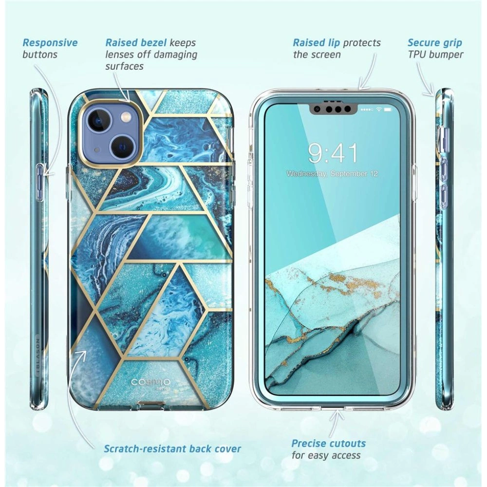 Hurtownia GSM - Etui Supcase Cosmo Apple iPhone 14 Plus / 15 Plus Ocean Blue - SPC314 - {ean13} - Hurt