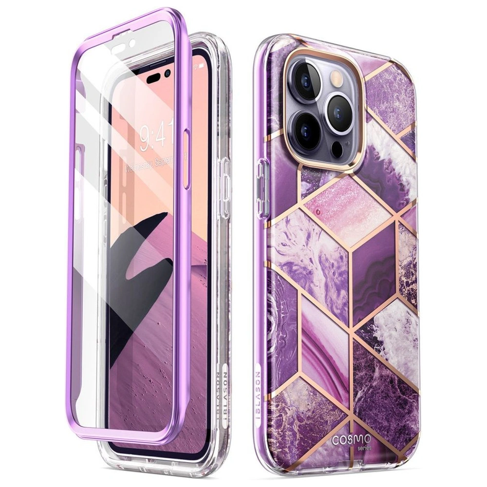 Wholesale Supcase Cosmo Apple iPhone 14 Pro Max Marble Purple - SPC316 - {ean13} - Hurt