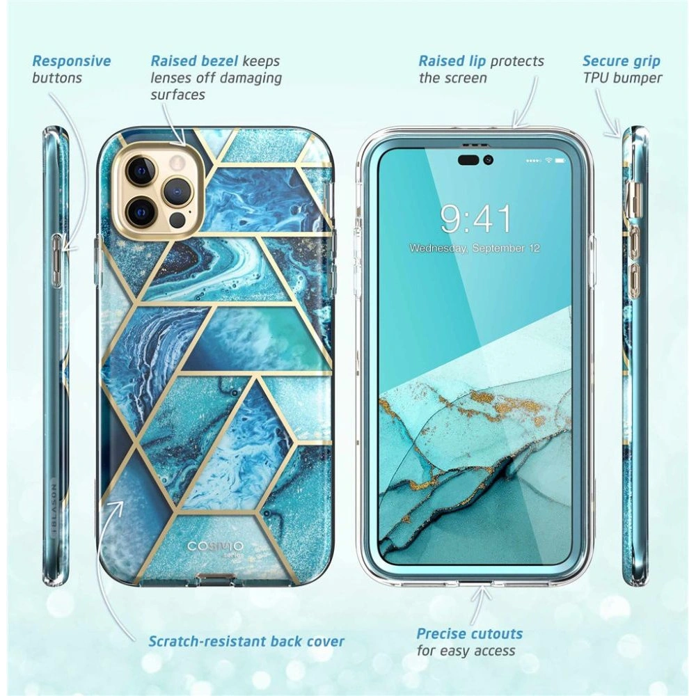 Hurtownia GSM - Etui Supcase Cosmo Apple iPhone 14 Pro Max Ocean Blue - SPC317 - {ean13} - Hurt