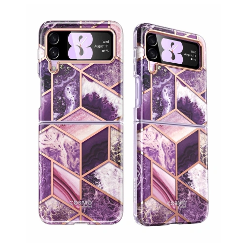 Etui Supcase Cosmo Samsung Galaxy Z Flip 4 Marble Purple