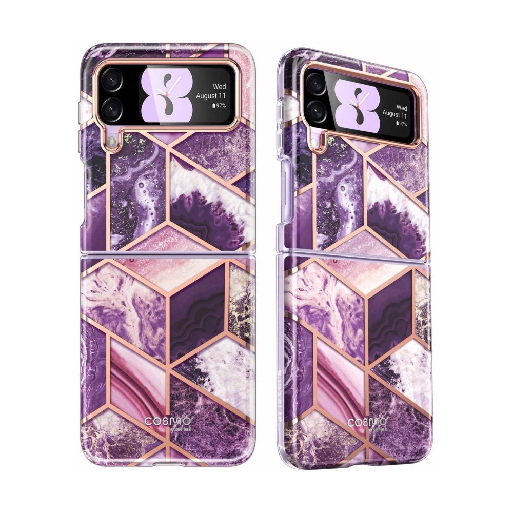 Hurtownia GSM - Case Supcase Cosmo Samsung Galaxy Z Flip 4 Marmor Lila - SPC318 - {ean13} - Hurt