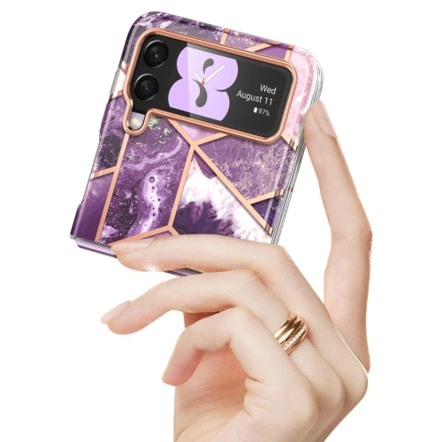 Etui Supcase Cosmo Samsung Galaxy Z Flip 4 Marble Purple