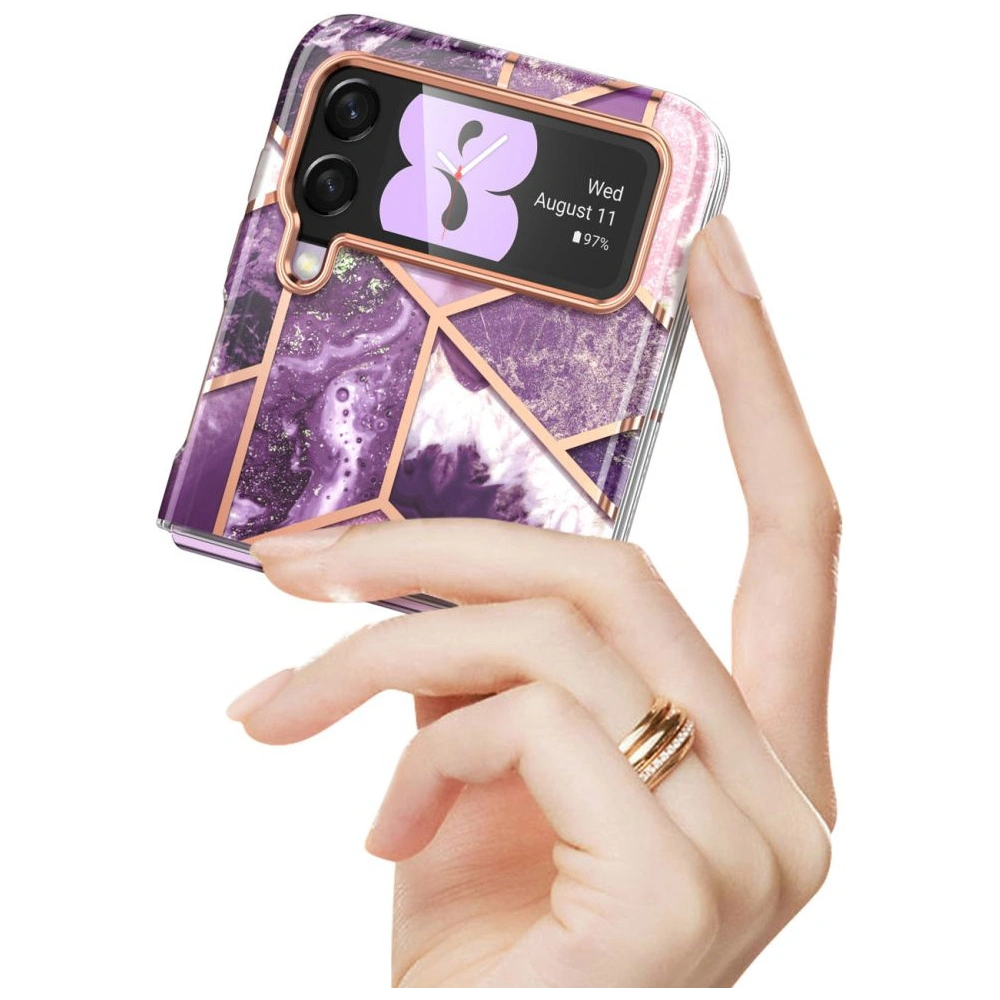 Hurtownia GSM - Case Supcase Cosmo Samsung Galaxy Z Flip 4 Marmor Lila - SPC318 - {ean13} - Hurt