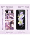 Wholesale Supcase Cosmo Samsung Galaxy Z Flip 4 Marble Purple - SPC318 - {ean13} - Hurt