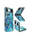 Hurtownia GSM - Etui Supcase Cosmo Samsung Galaxy Z Flip 4 Mramorová modrá - SPC319 - {ean13} - Hurt