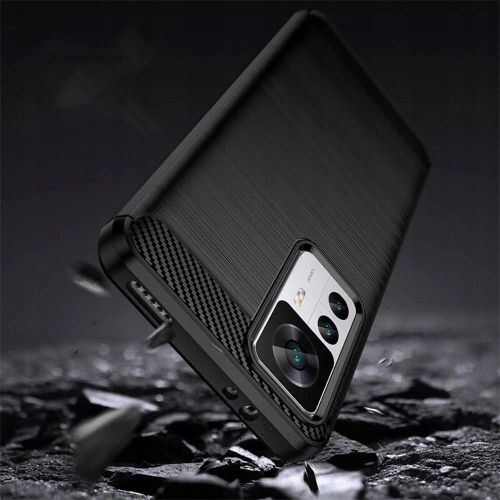 Etui Tech-Protect TPUCarbon Xiaomi 12T/12T Pro Black
