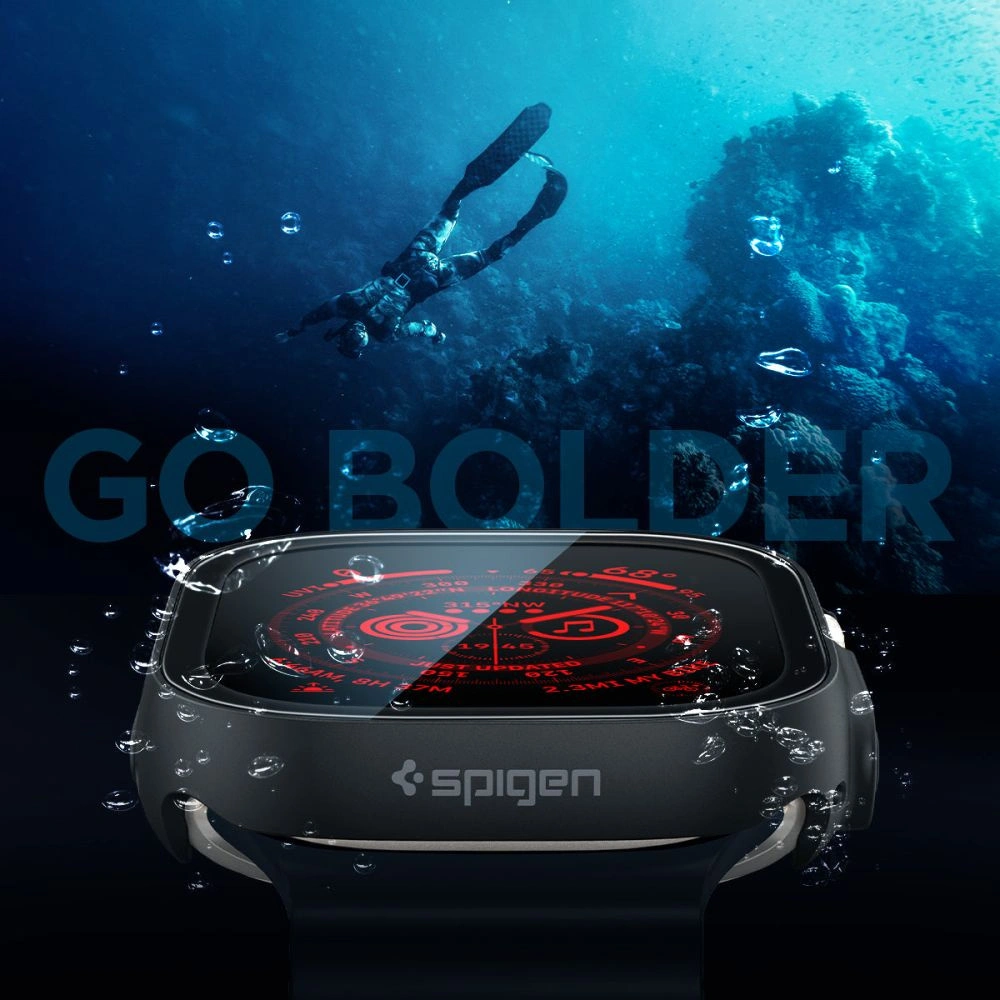 Hurtownia GSM - Etui Spigen Thin Fit 360 Apple Watch Ultra 49mm Fekete - SPN2565 - {ean13} - Hurt
