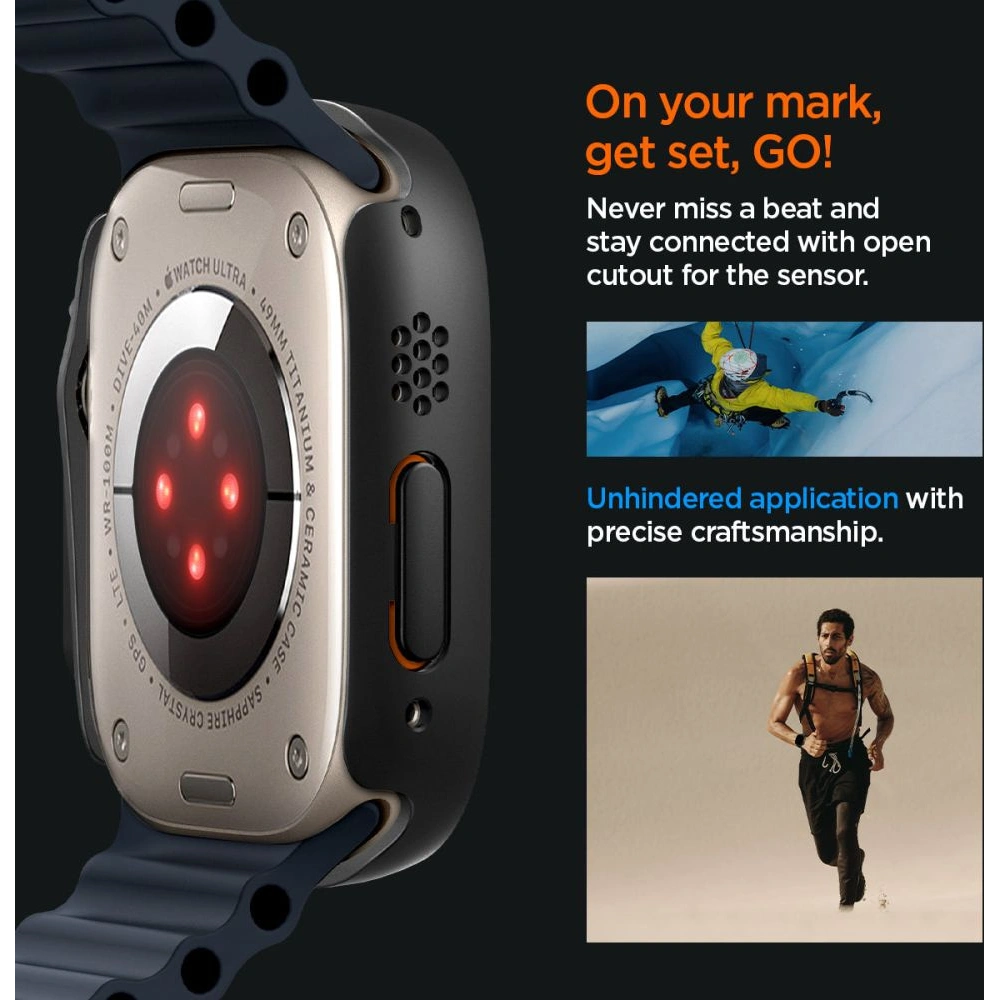 Hurtownia GSM - Etui Spigen Thin Fit 360 Apple Watch Ultra 49mm Fekete - SPN2565 - {ean13} - Hurt