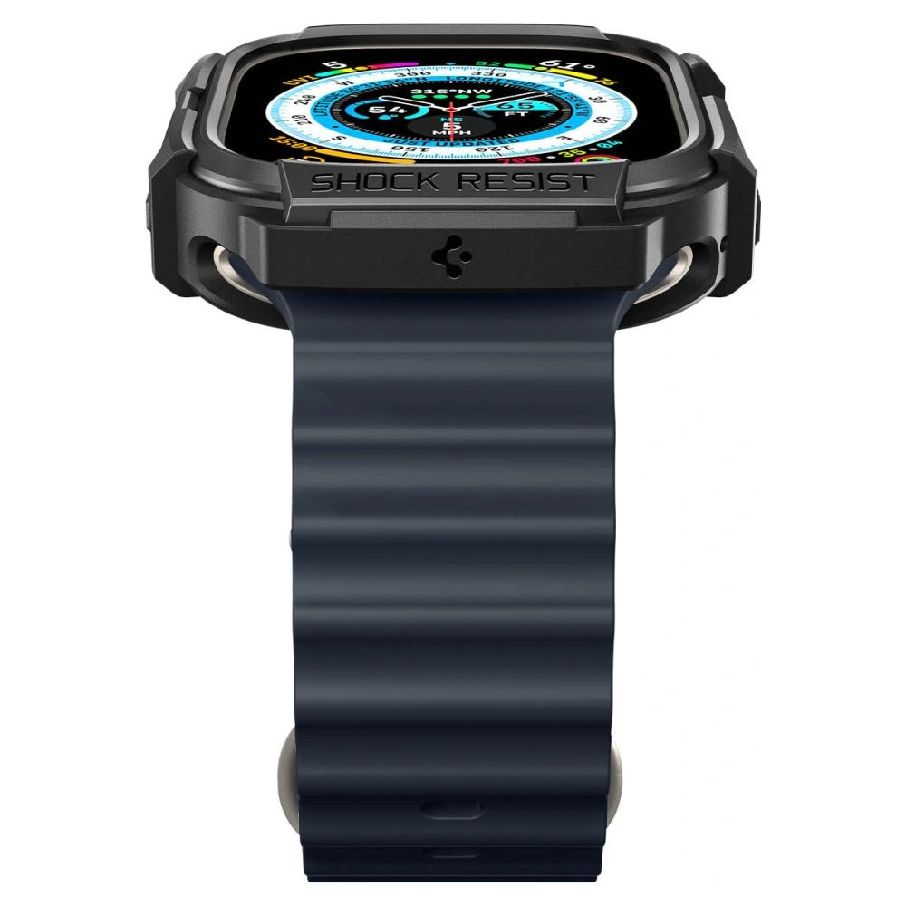 Hurtownia GSM - Etui Spigen Rugged Armor Apple Watch Ultra 49mm Matt Fekete - SPN2566 - {ean13} - Hurt