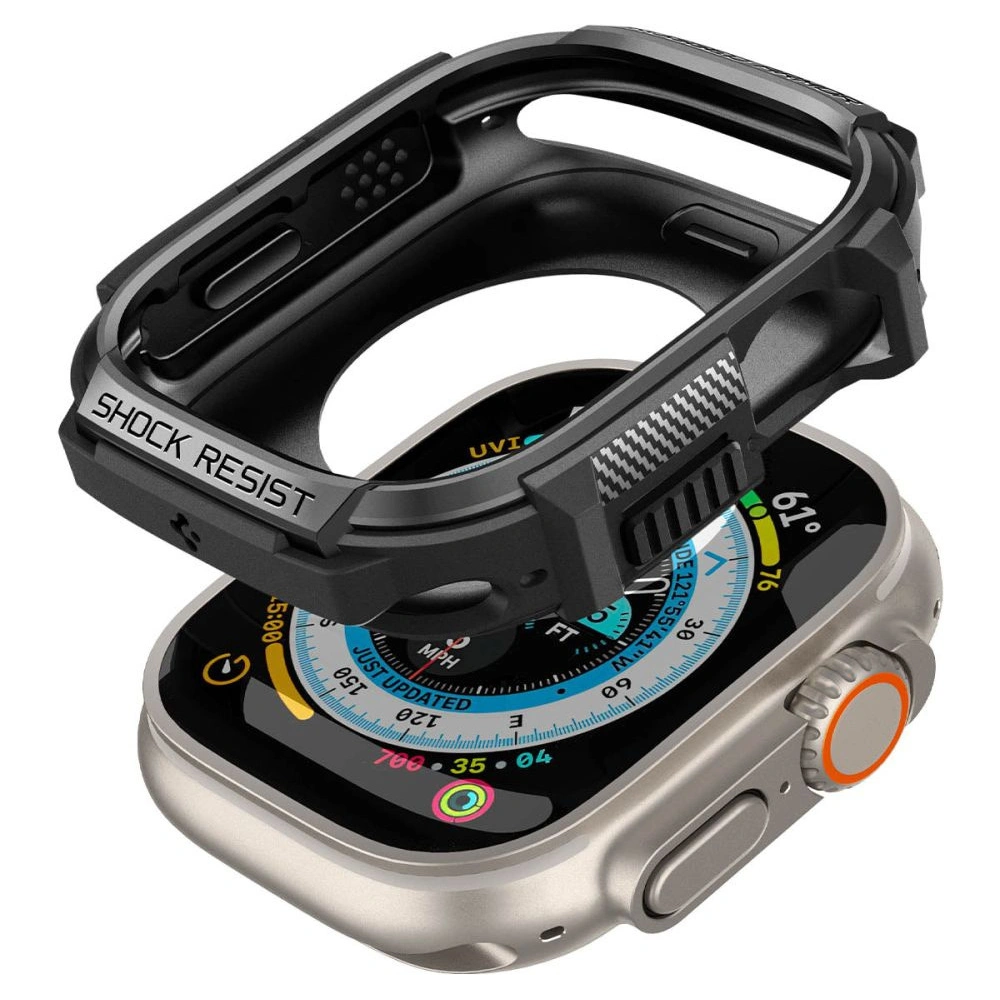 Hurtownia GSM - Etui Spigen Rugged Armor Apple Watch Ultra 49mm Matt Fekete - SPN2566 - {ean13} - Hurt