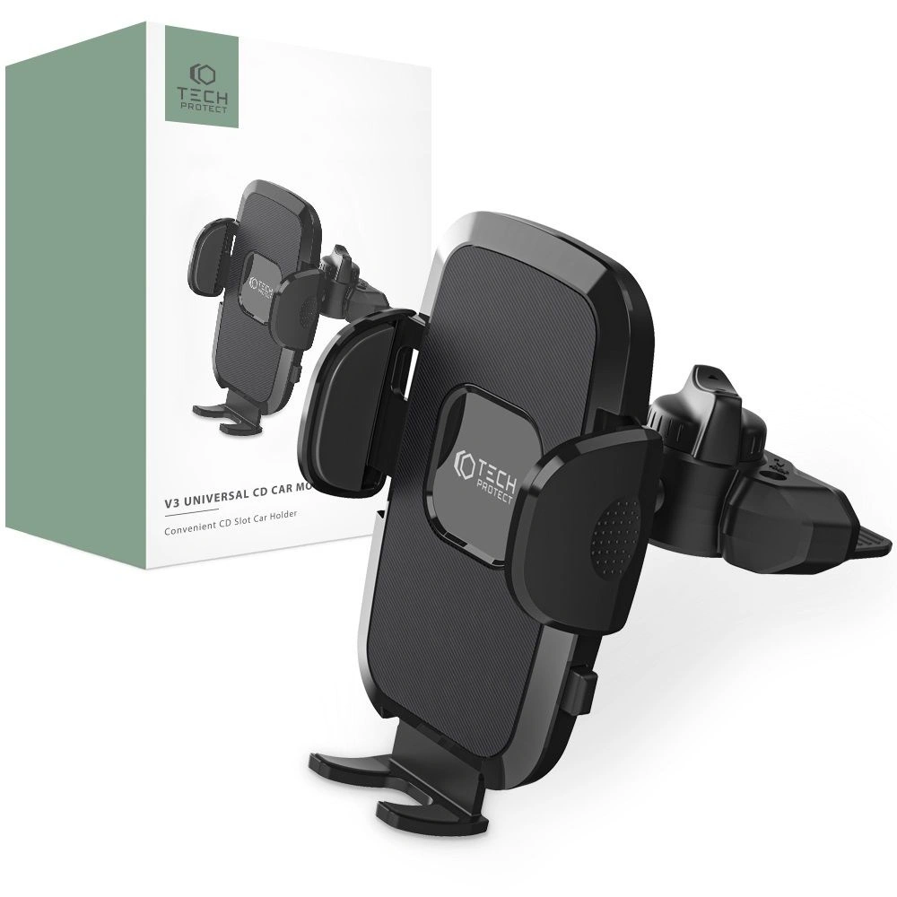 Hurtownia GSM - Uchwyt samochodowy Tech-Protect V3 Universal CD Car Mount Black - THP1476 - {ean13} - Hurt