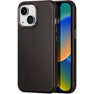 Etui Dux Ducis Naples MagSafe Apple iPhone 14 tmavě hnědý