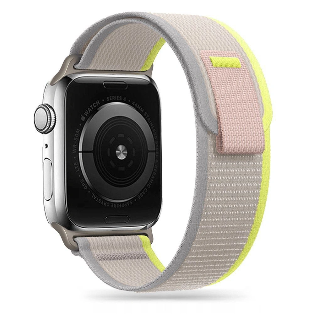 Hurtownia GSM - Pasek Tech-Protect Nylon Apple Watch 4/5/6/7/SE/8/9/Ultra 44/45/49mm Bej - THP1478 - {ean13} - Hurt