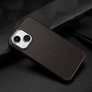 Etui Dux Ducis Naples MagSafe Apple iPhone 14 tmavě hnědý