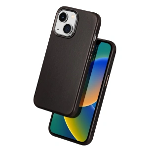 Etui Dux Ducis Naples MagSafe Apple iPhone 14 Plus / 15 Plus tmavě hnědý