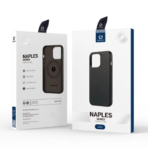 Etui Dux Ducis Naples MagSafe Apple iPhone 14 Plus / 15 Plus tmavě hnědý