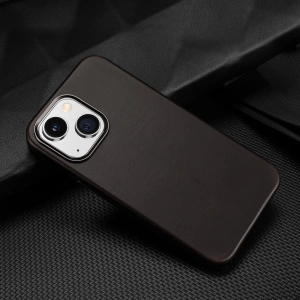 Etui Dux Ducis Naples MagSafe Apple iPhone 14 Plus / 15 Plus tmavě hnědý