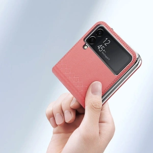 Wholesale Dux Ducis Bril Samsung Galaxy Z Flip 4 brown - DDS1311 - {ean13} - Hurt