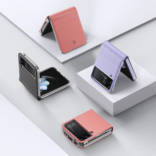 Etui Dux Ducis Bril Samsung Galaxy Z Flip 4 brązowy