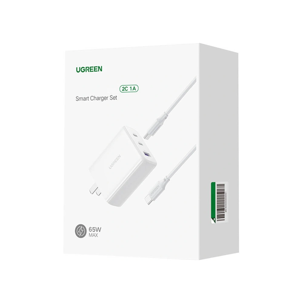 Hurtownia GSM - Încărcătorul de rețea UGREEN CD275, 2x USB-C, 1x USB, 65W (alb) - UGR1421 - {ean13} - Hurt