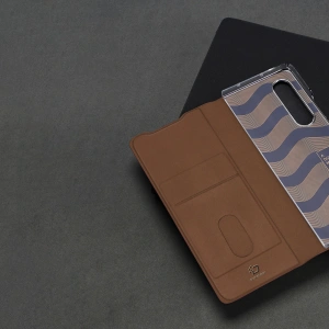 Etui Dux Ducis Bril Samsung Galaxy Z Fold 4 brązowy