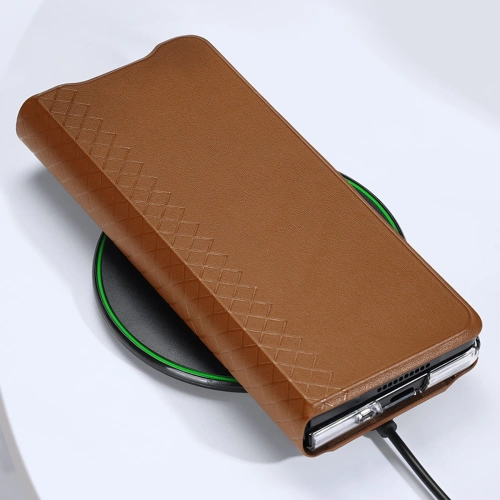 Etui Dux Ducis Bril Samsung Galaxy Z Fold 4 brązowy